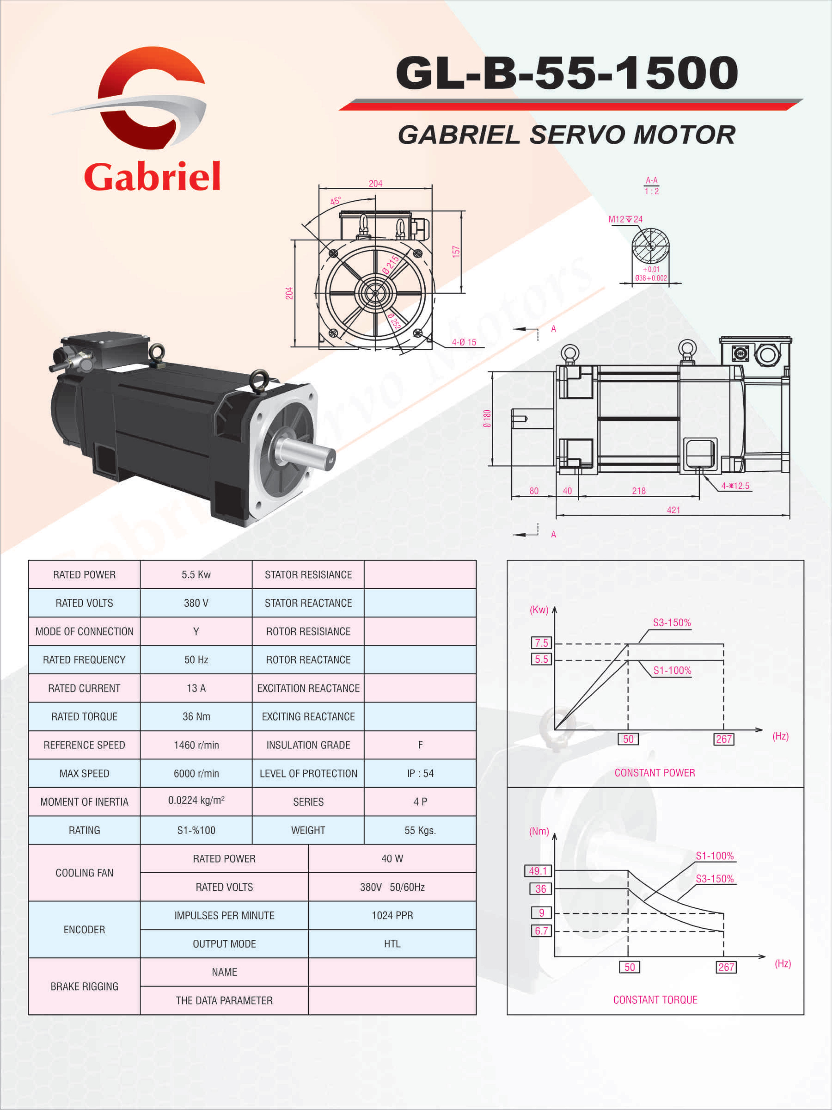 gl-b-55-1500 asynchronous servo motor pdf