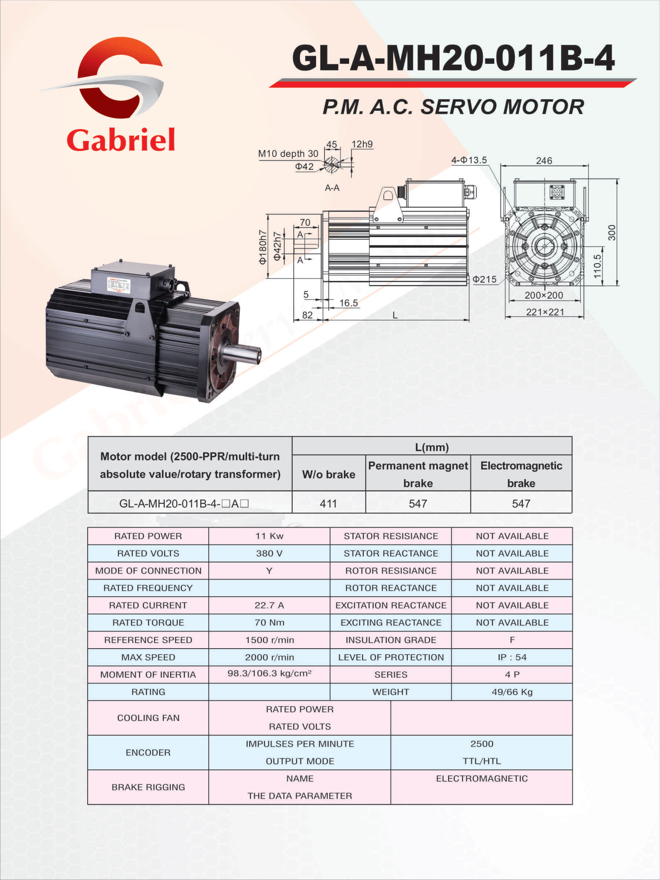 synchronous-servo-motor gl-a-mh20-011b-4 pdf